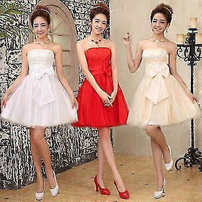 فستان زفاف العروس القصير