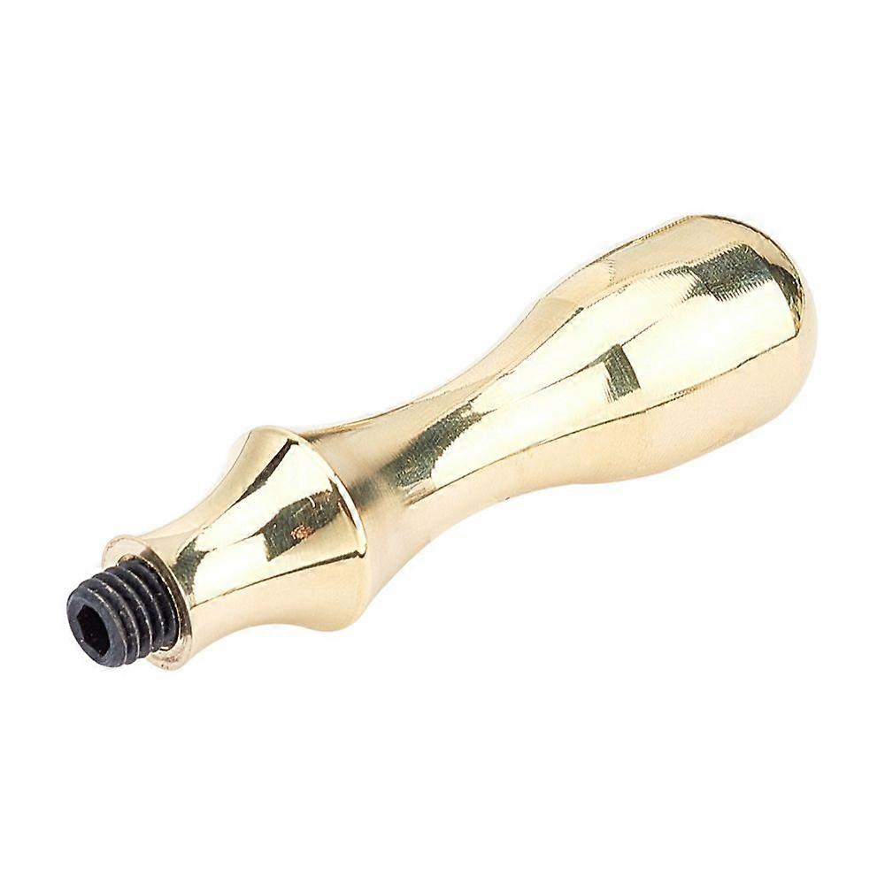 Brass Wax Seal Stamp Handle Sealing Stamp Handle Replacement for Sealing Stamp Making Golden 79.5x21mm Screw Size: 8mm