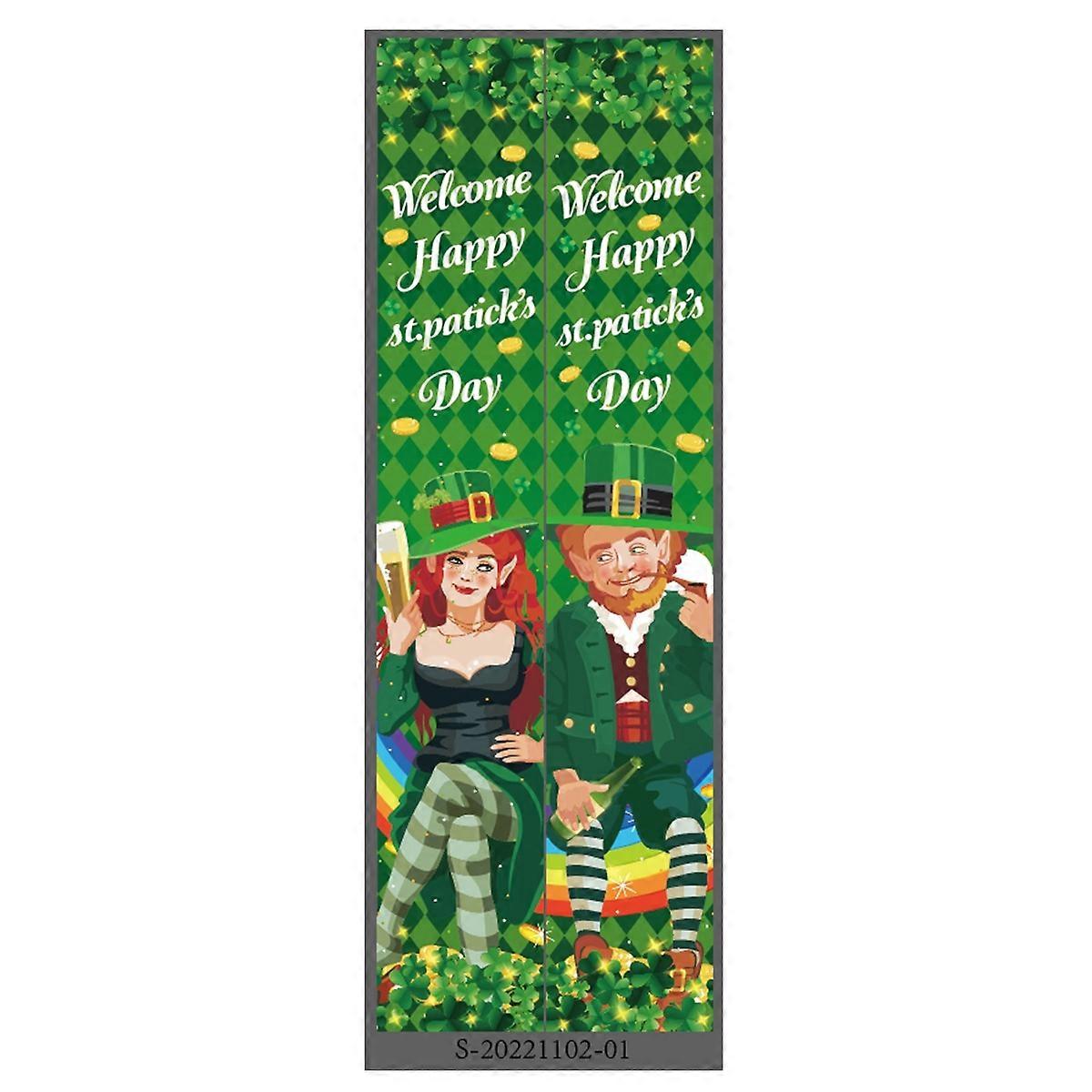 St. Patrick's Day Decor - Green Shamrock Festival Flags