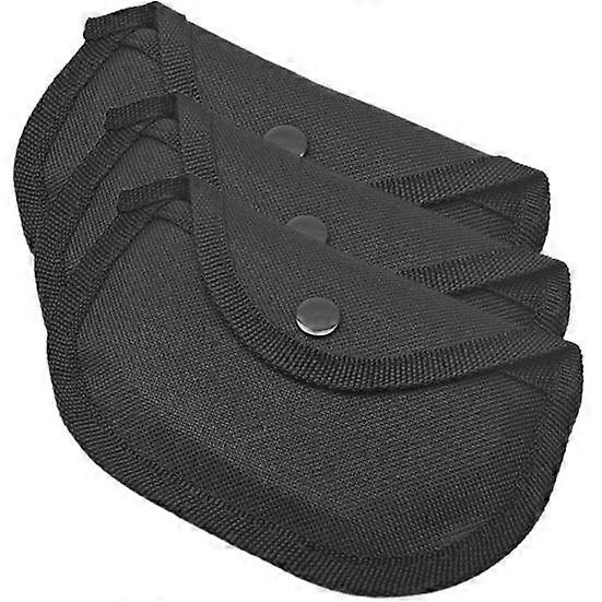 3Pcs Finger Ring Bag Button Closure Multifunctional Nylon Self Defense Knuckle Pouch for Outdoor