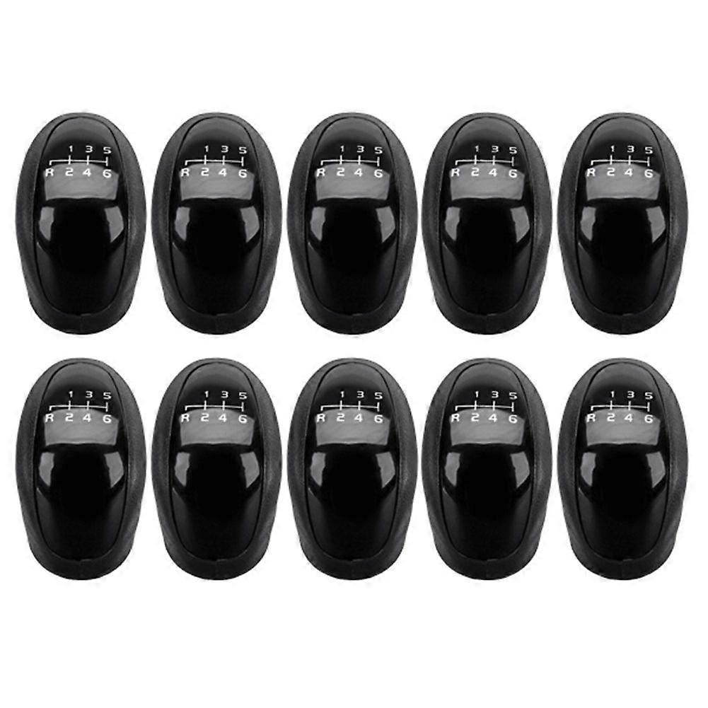 10PCS 6 Speed Black Manual Gear Shift Knob for W639 Sprinter II 906 / I 2E 2F