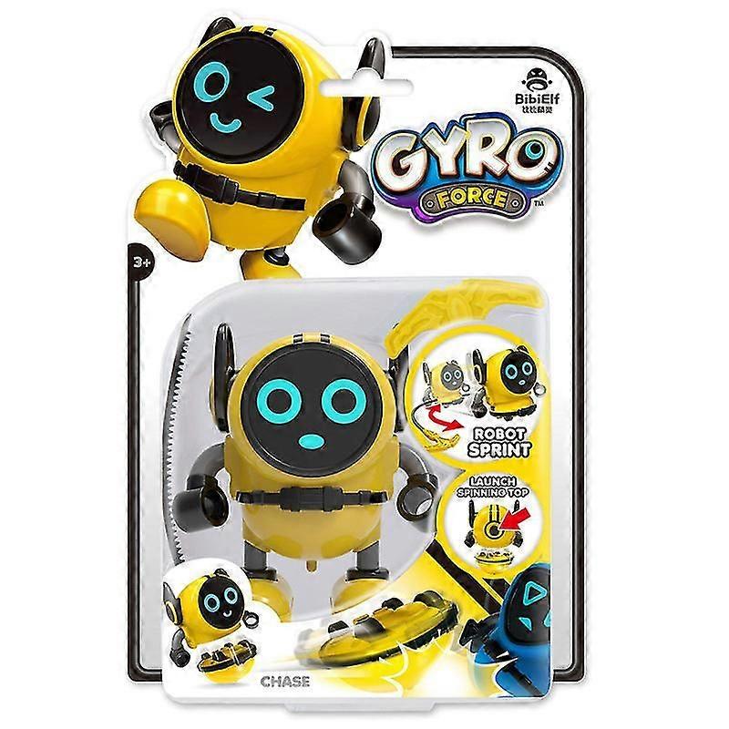 Gyro Xiaobao Pull Ruler Gyro Clockwork Toy Car Robot Force Control Pull Ruler Gyro