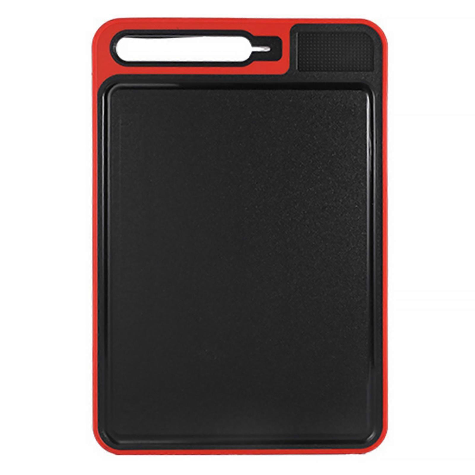 4 in 1 Meats Defrosting Tray Thawing Mat Double Sided Meat Thawing Board with Cutting Board Knife Sharpener and Garlic Peeler