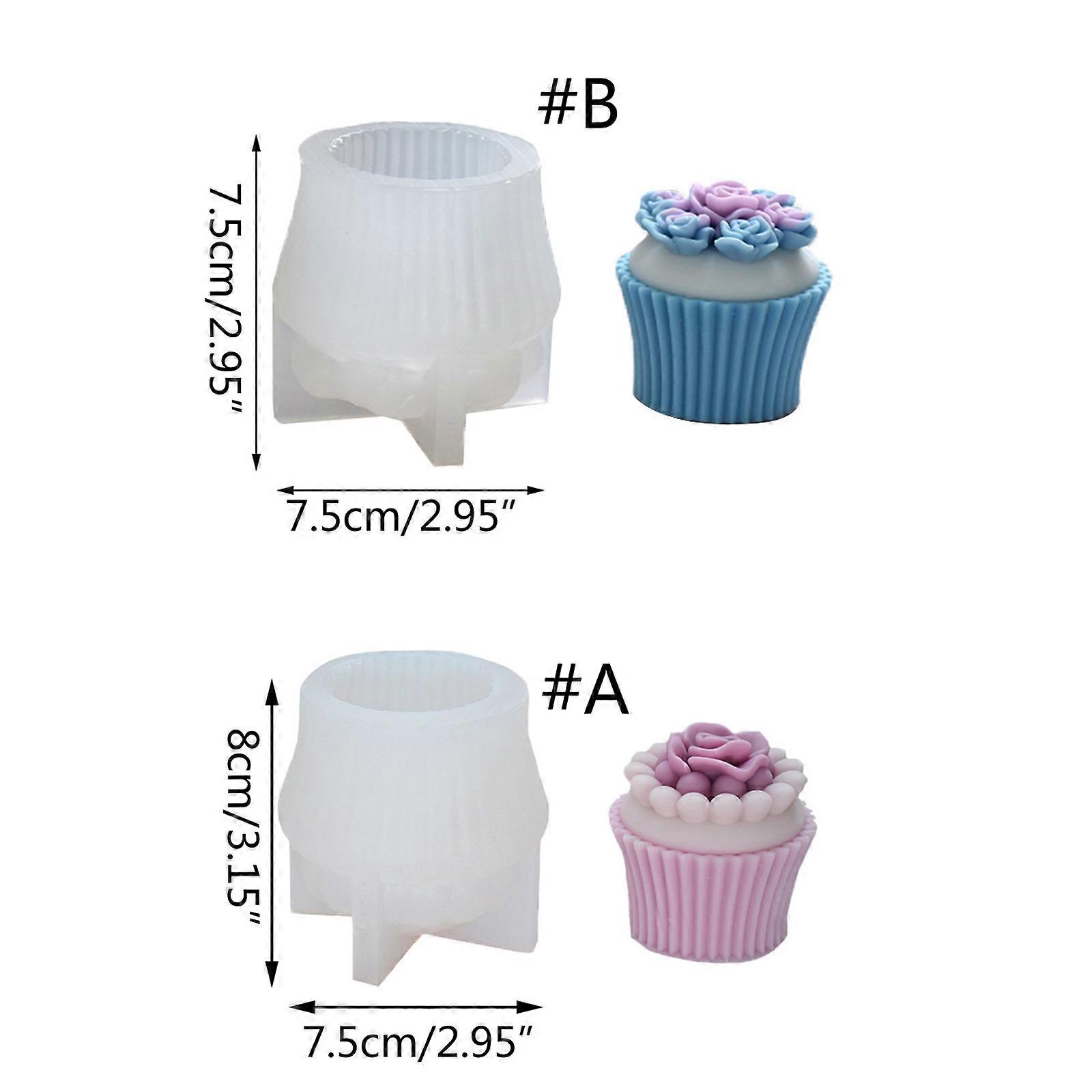 Silicones Casting Molds for DIY Personalizes Handmade Soap Candle Molds for Daily Family Use DIY Casting Epoxy Molds
