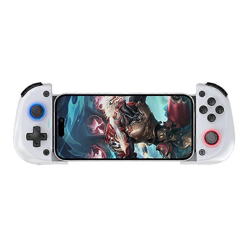 X5 3-in-1 Stretchable Game Controller with Cooling Fan,Wireless Charger for iOS/Android System-White