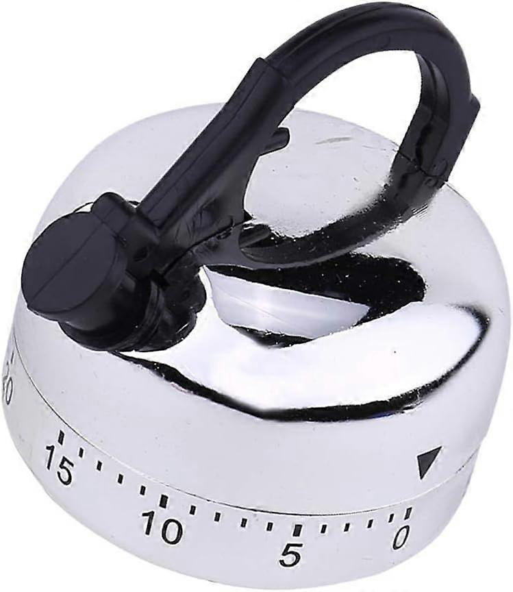 60 Minutes Mechanical Kitchen Timer Countdown Timer Baking Design Reminder for Home Restaurant School6.2*6*6.6cm