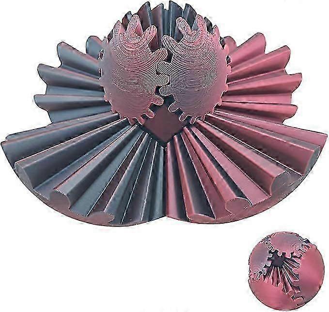 3D 打印齿轮球旋转球，压力球游戏，坐立不安的球齿轮玩具，用于压力和焦虑放松