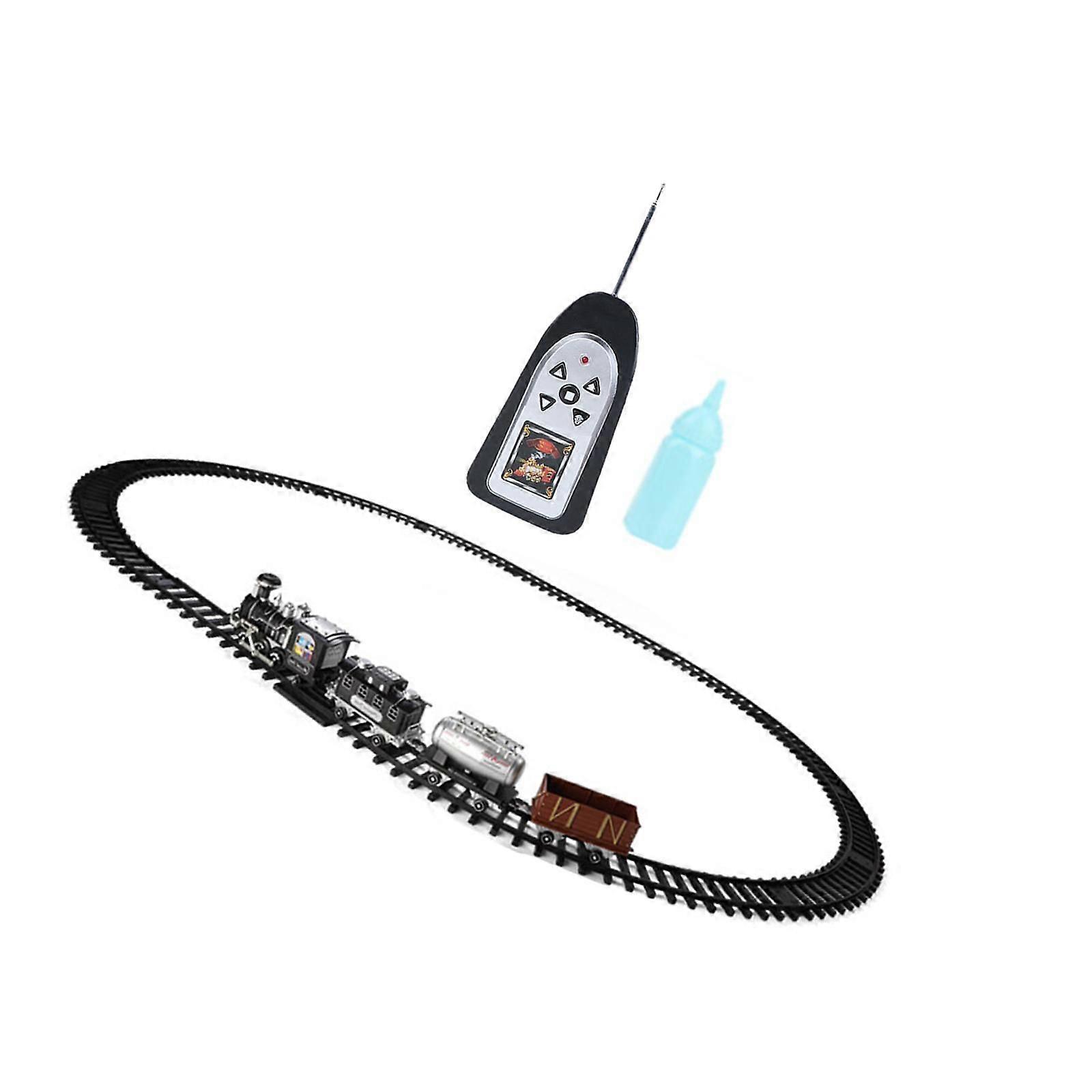 סט רכבת לילדים רטרו יצירתי צעצוע רכבת חשמלי לבנות בנים ילדים