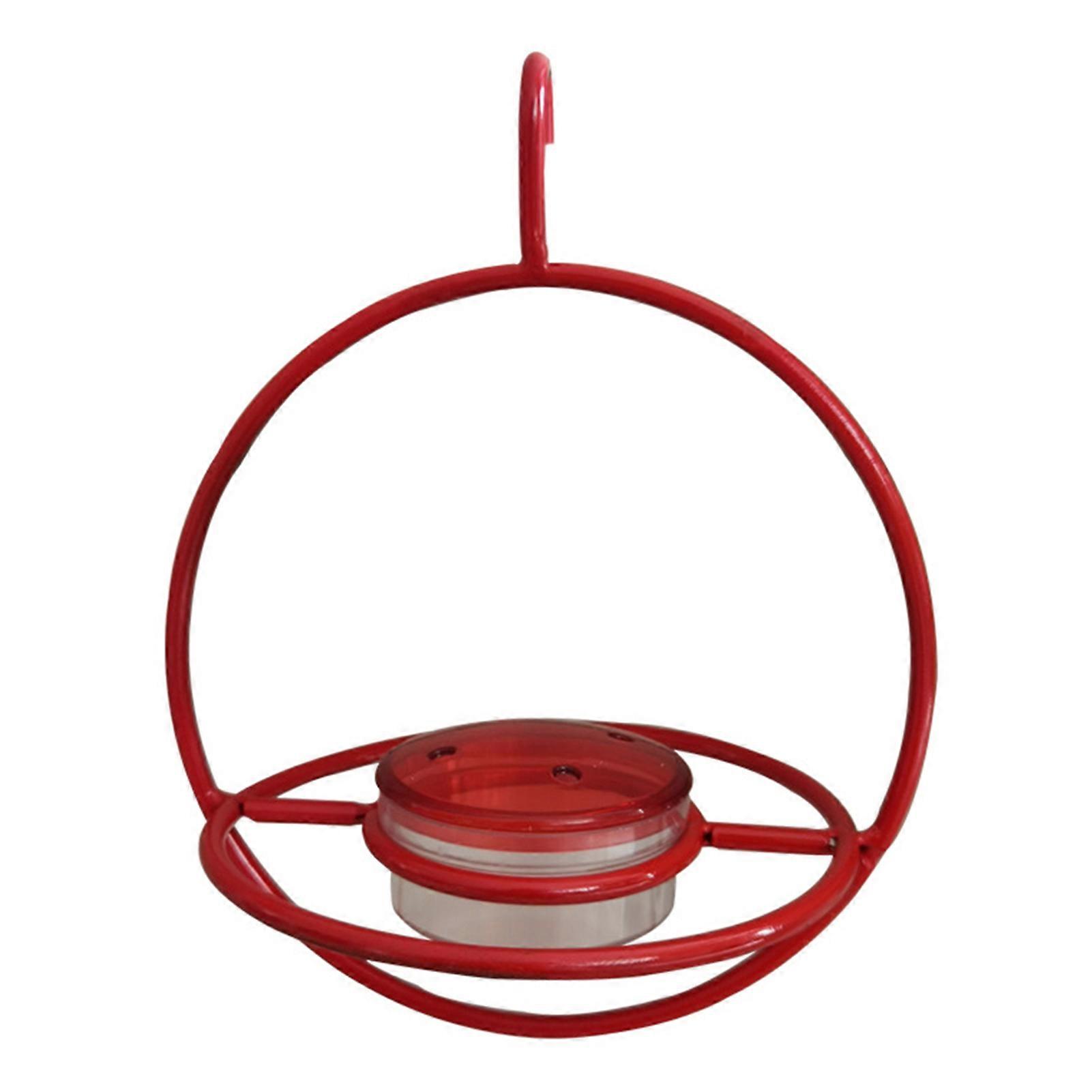 Stackable Hanging Metal Hummingbird Feeder - Garden Bird Water & Food Dispenser