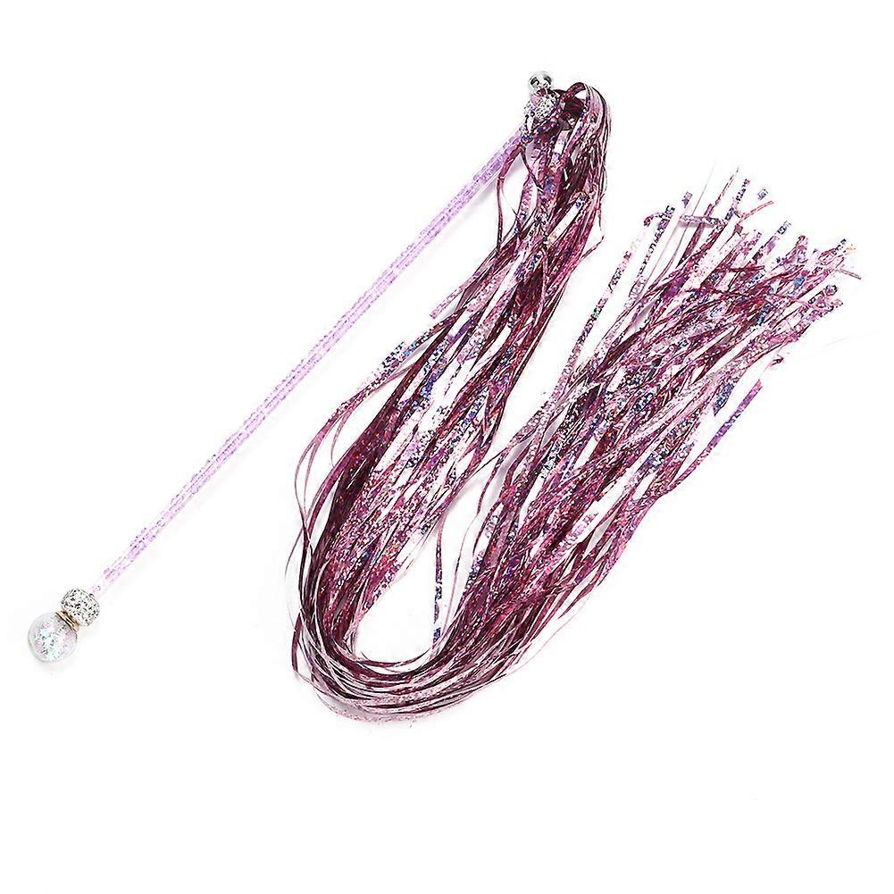 Cat Toy Stick with Tassel - Interactive Funny Cat Wand, Durable Plastic Rod for Indoor Play, 36 Inches Long
