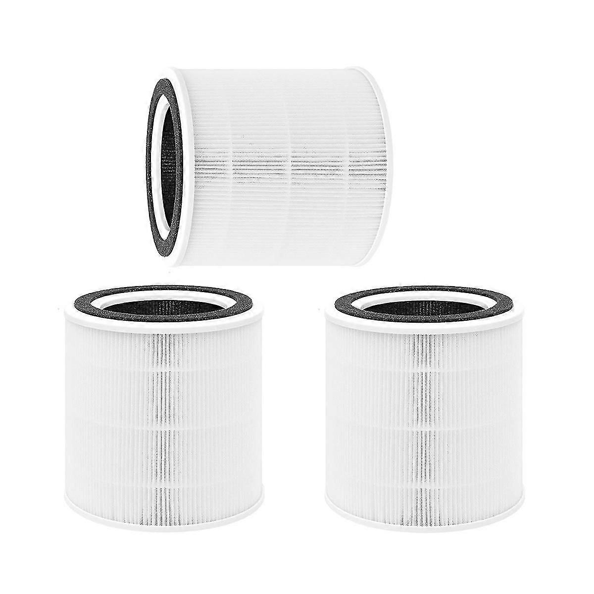 3pcs Replacement Filters For Tt-ap005 Air Purifier, H13 True Hepa And Activated Carbon Filter Acces