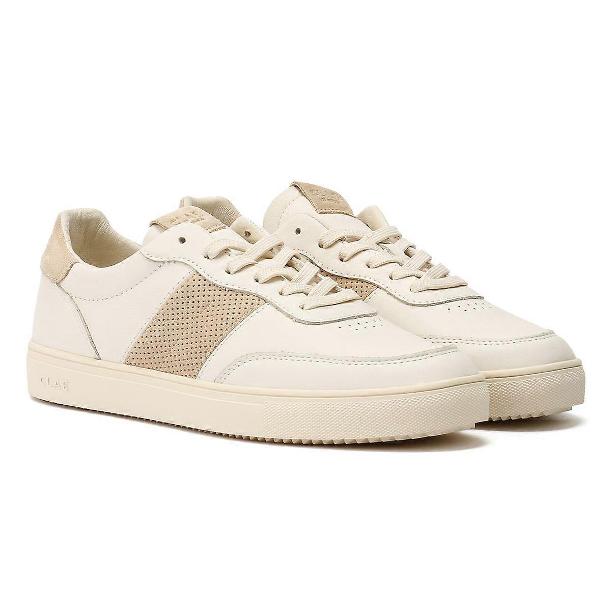 Clae Davis Men's Off White/Safari Trainers
