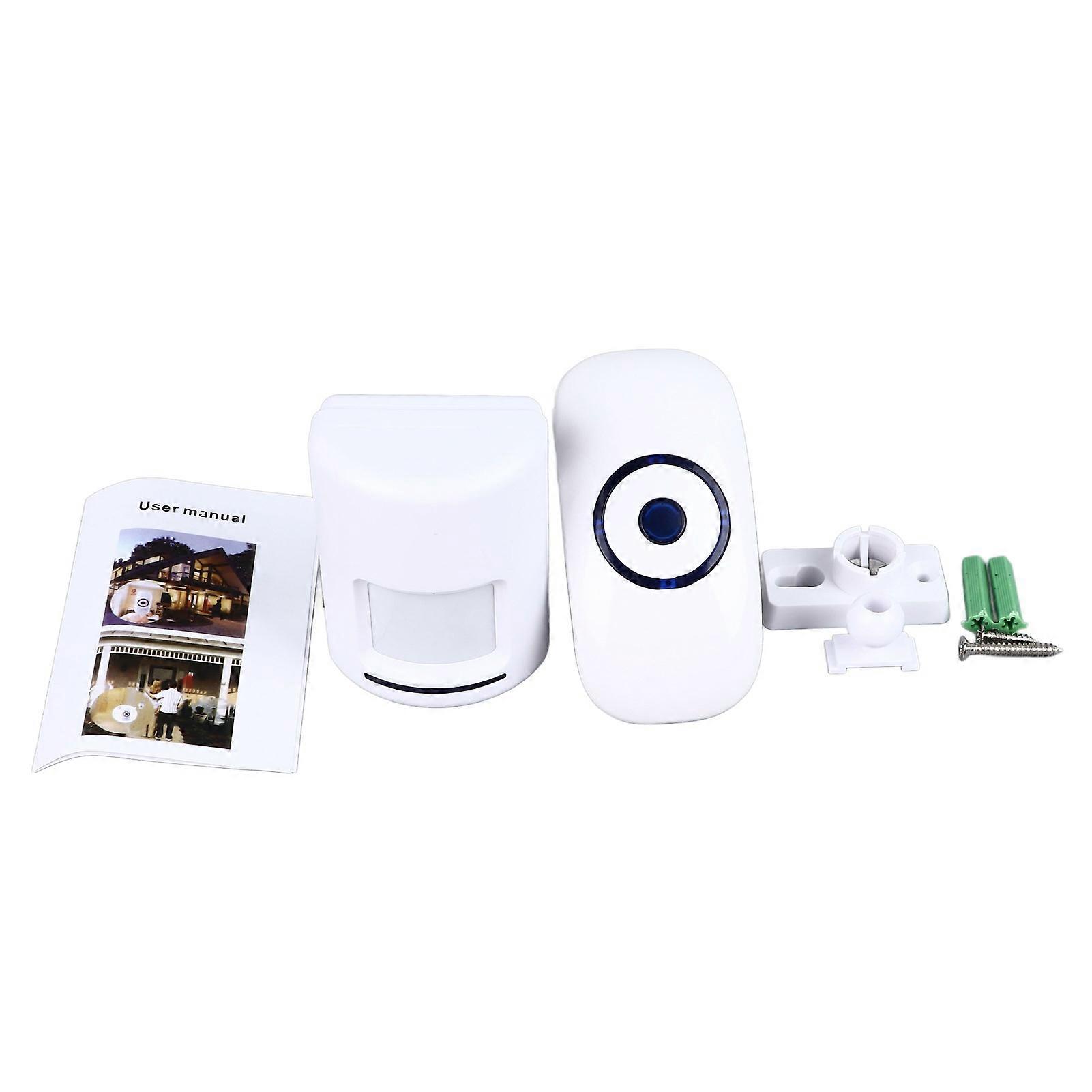 Wireless Infrared Sensor Doorbell with 36 Chimes and 1 Receiver