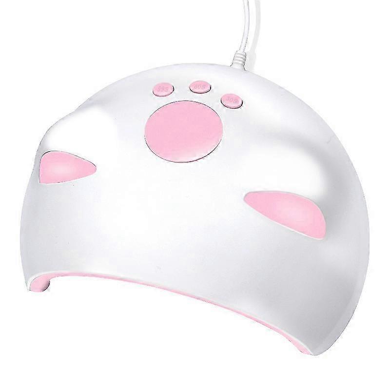 Nail Lamp with 3 Timer Setting Automatic Sensor LCD Display USB Cat Shaped Nail Dryer 60W