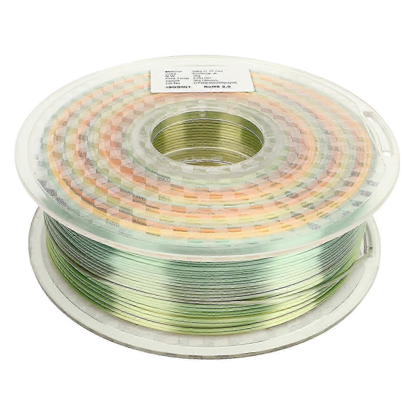 3D Drucker Filament Starke Glatte Seide Regenbogen PLA Verbrauchs Gradienten Multicolor