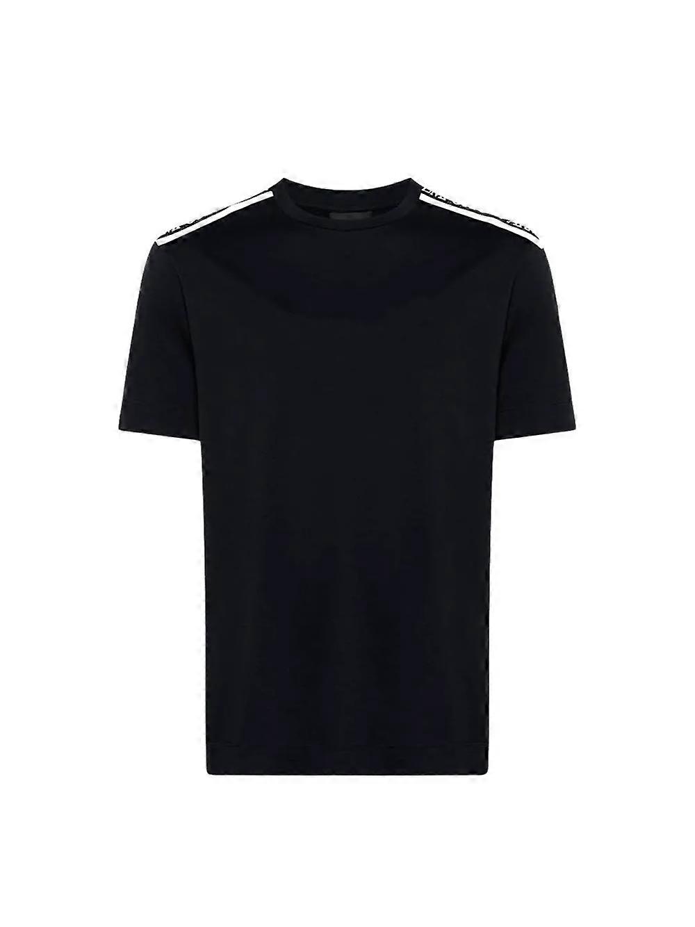 Emporio Armani Line A 男士 T 恤 黑色