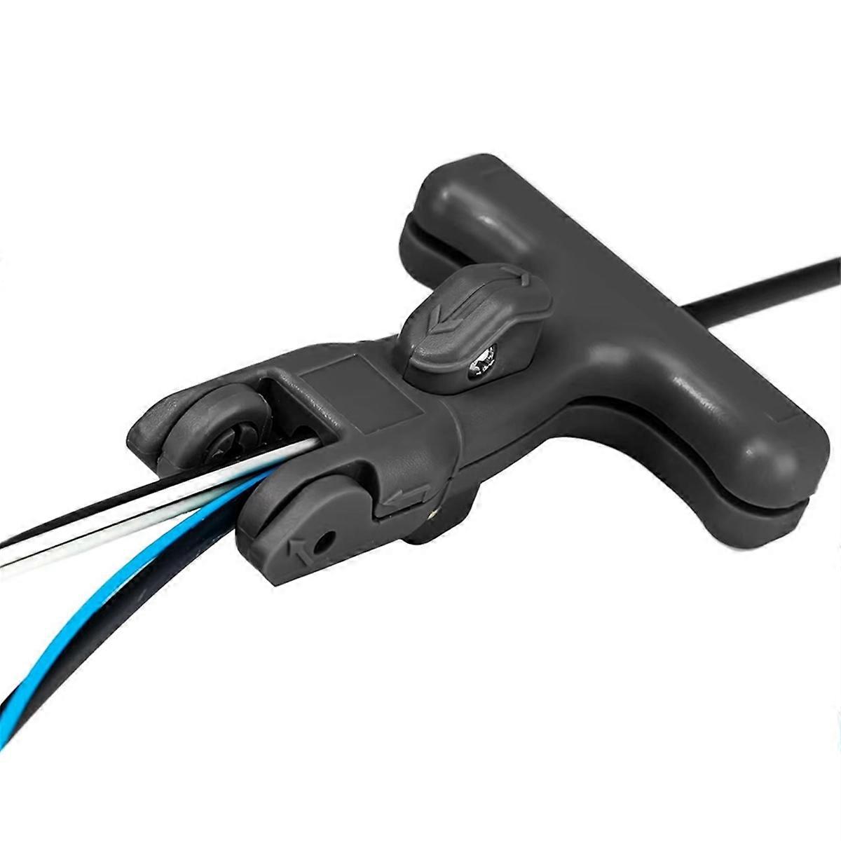 Fiber Optic Cable Stripper Practical Multi Functional Adjustable Blade Depth Fiber Optic Drop Cable 