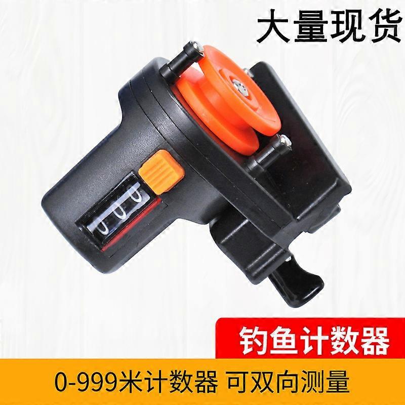 999 Meters Line Counter Detachable Depth Indicator Valve Fishing Line Meter for Boat Fishing