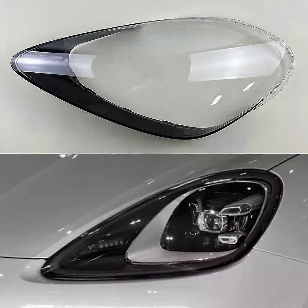 For Porsche Cayenne 2018-2023 Headlight Cover Headlamp Lamp Shell Lampshade Transparent Shade Replace Original Lens Plexiglass