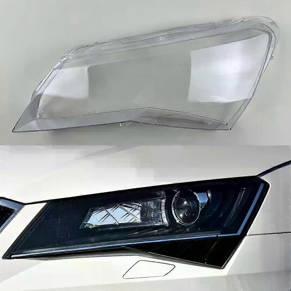 For Skoda Superb 2016 2017 2018 Headlamp Transparent Cover Lamp Shade Headlight Shell Lens Plexiglass Replace Original Lampshade