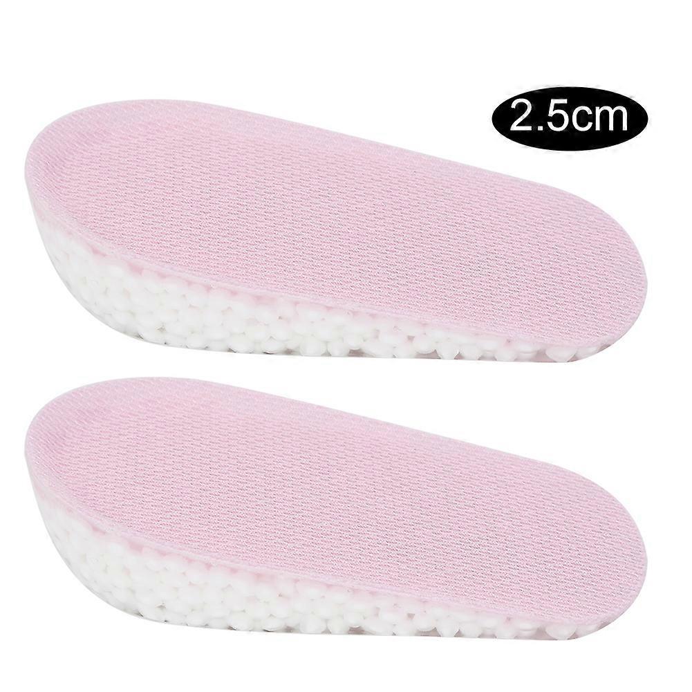 Pair Height Increase Insole Half Invisible
Heel Insert
Shoes Lift Pad Taller Cushion