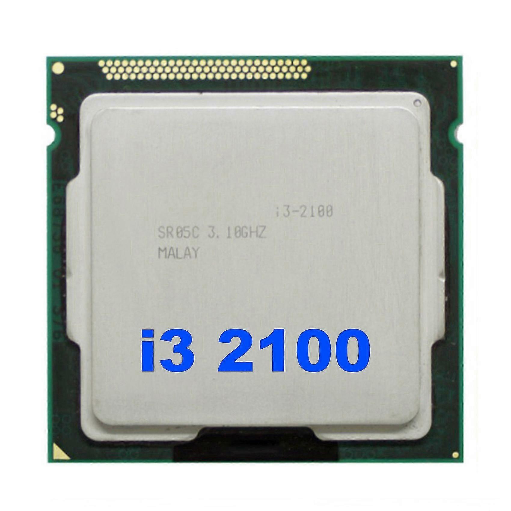 For Core I3 2100 CPU LGA1155 Processor 3MB Dual Core Desktop CPU for B75 USB Mining Motherboard