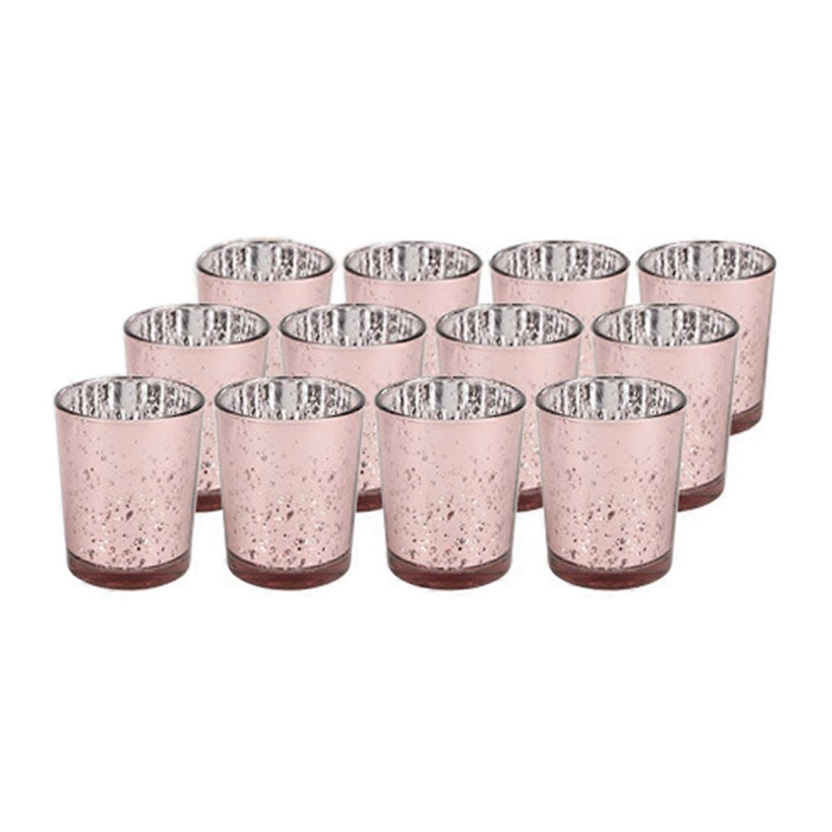 Electroplated Glass Candle Holder Star Candle Cup Candlestick C