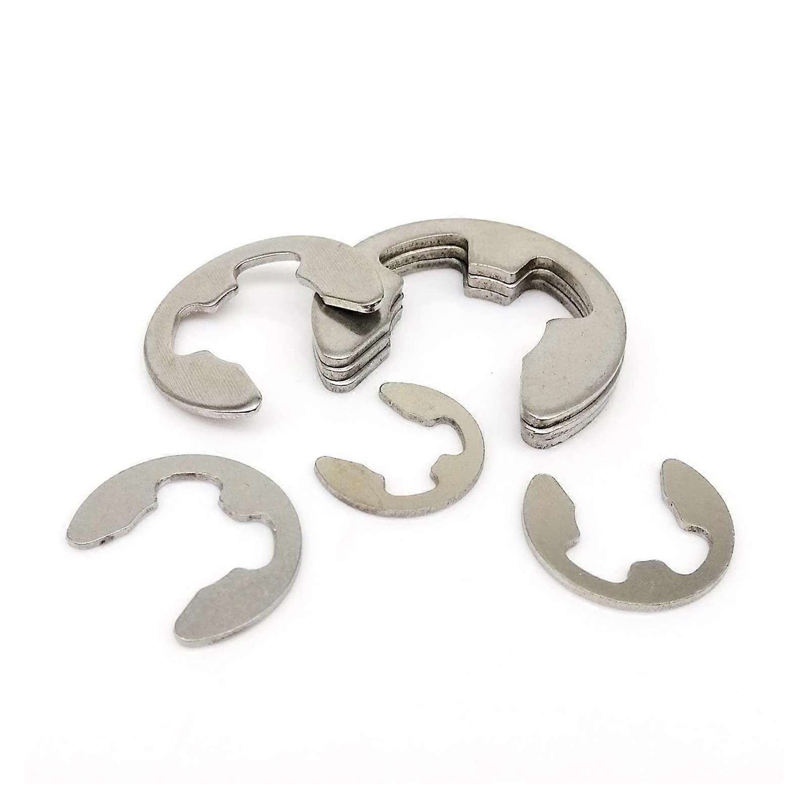 yaoqijie 580/1000pcs Assortment Kit Set Box M1.2 to M15 304 Stainless Steel External Retaining Ring E Clip Snap Circlip Washer compitable with Shaft