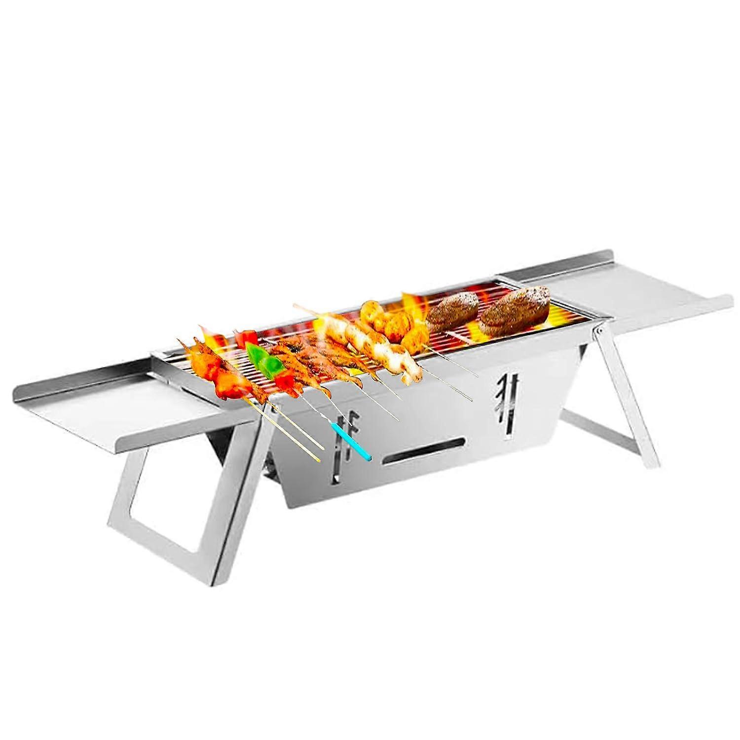 Folding Barbecue Grill Small Open Grilled Stainless Steel Grills Coal