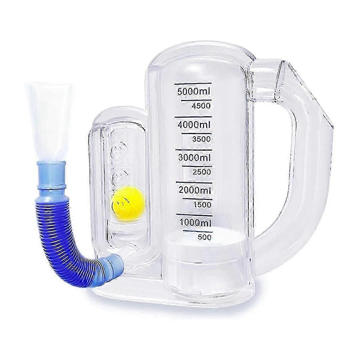 Breathing Exercise Device compatible with Lungs,deep Breathing Trainer compatible with Adults-5000ml