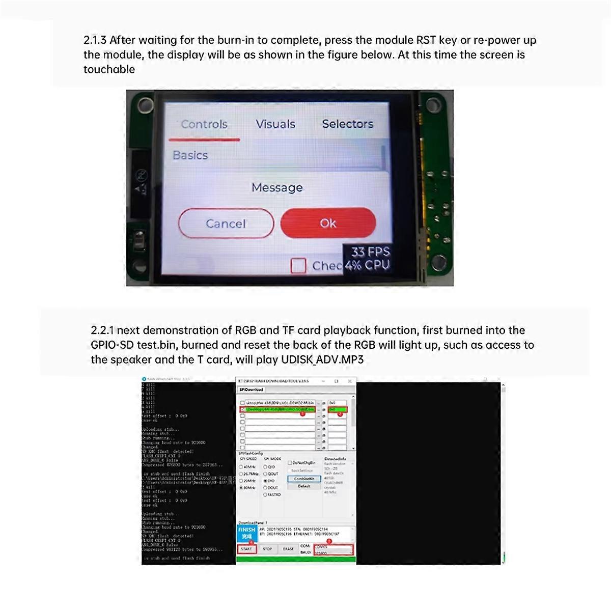 ESP32 Development Board with Case 2.8 Inch Touch Display for LVGL WIFI Bluetooth 240x320 Screen LCD TFT Module
