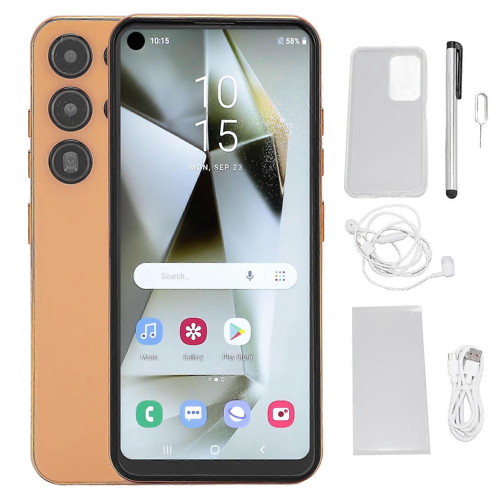 Mobile SIM Dual Standby 6.6in HD Screen Ultra Thin 4GB 64GB 8MP 16MP 8 Core CPU Cell Phone for Android 14