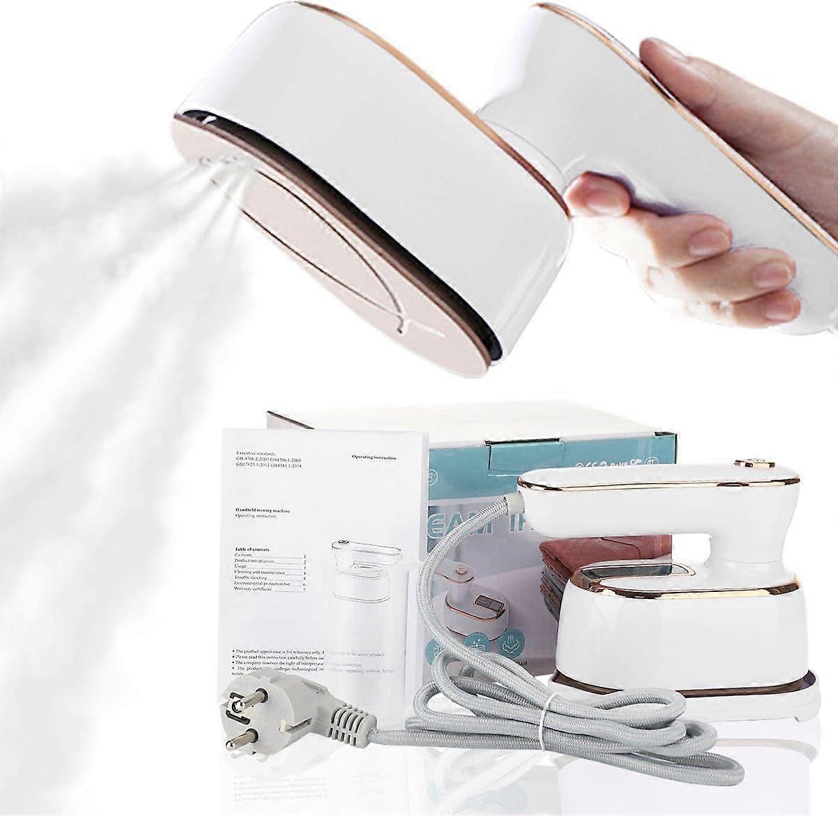 SQCLV Steamer Iron for Clothes Travel Mini: Steam Iron Handheld Portable Steamer for Traveling Small Size Garment Hand Held Clothing Steamers Travel C