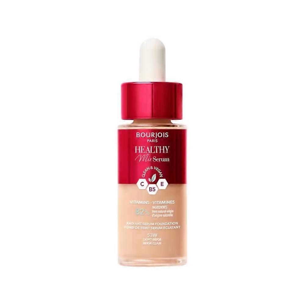 3 x Bourjois Healthy Mix Clean & Vegan Serum - 53W Hellbeige