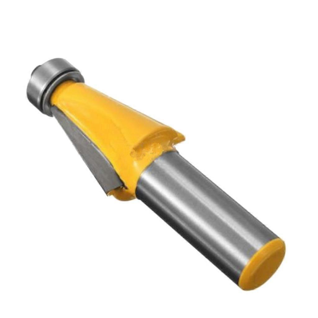 1/2'' Shank 15° Degree Chamfer & Bevel Edging Router Bit Woodworking Cutter