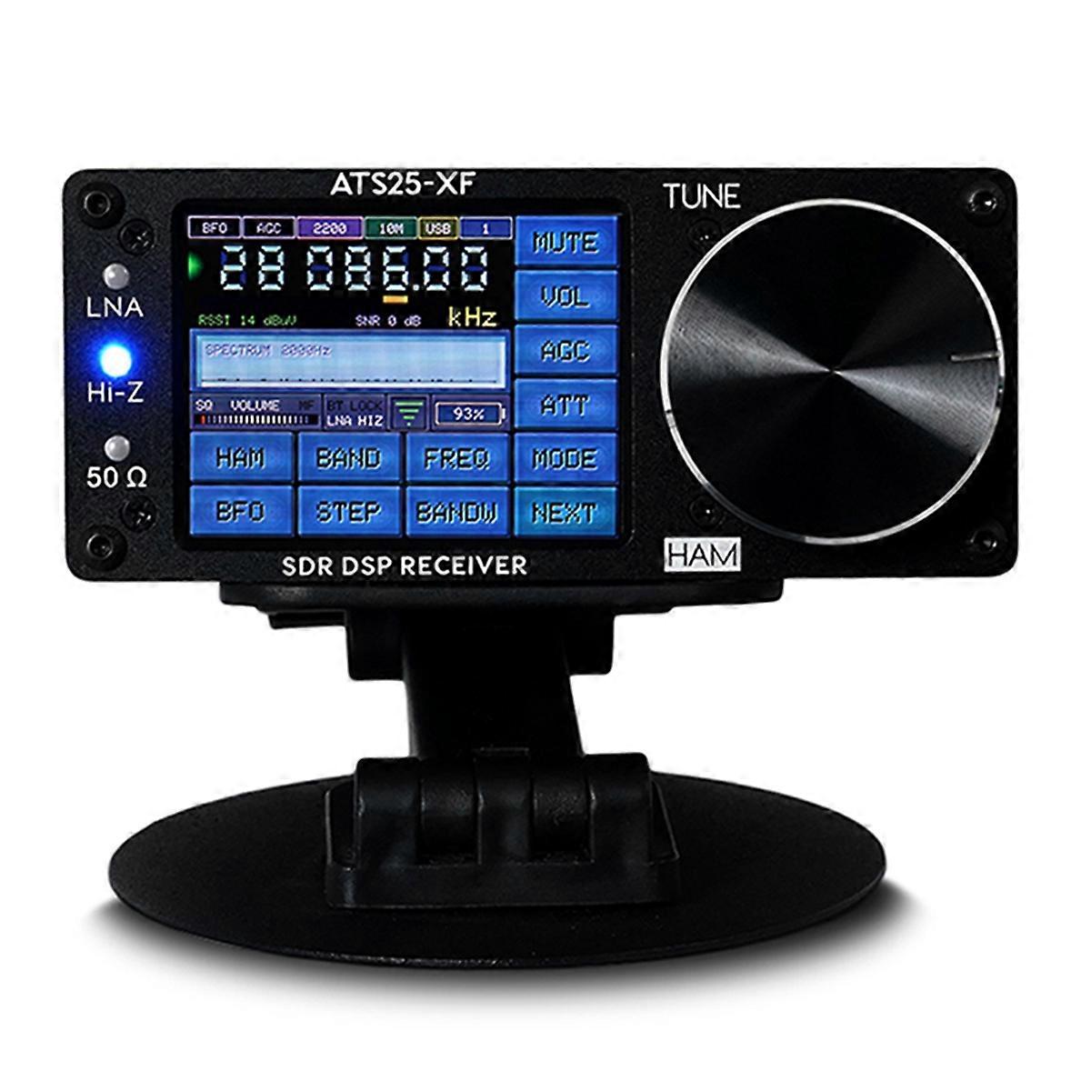 ATS25-XF 520-1710KHz DSPフルバンドFM / LW / MW / SW / SSBラジオ受信機2.8インチタッチスクリーン高性能ステレオ受信機