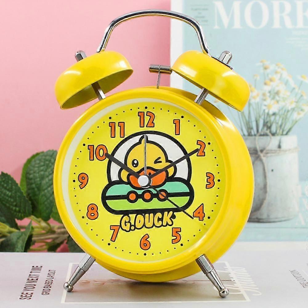 Student Alarm Clock, Little Yellow Duck Alarm Clock , Student Home Decoration Desktop Clock(Yellow2)