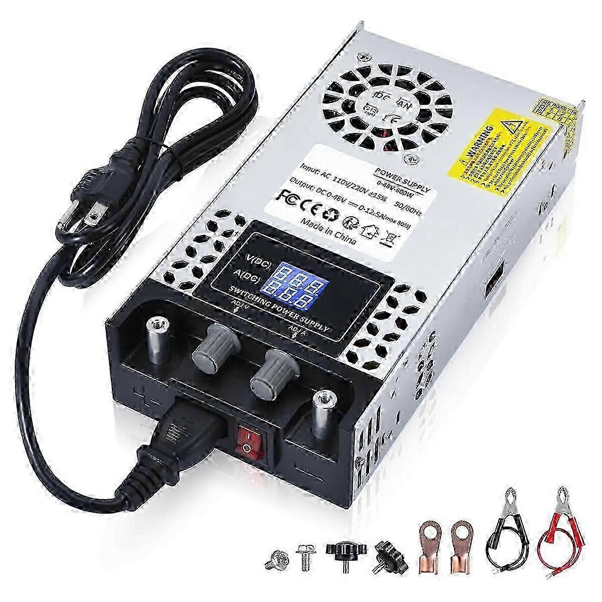 Ac To Dc Converter 60v Dc Power Supply Adjustable 0-60v 0-10a Smps Max 600w Switching Power Supply