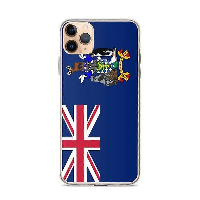 iPhone Case - Multicolor - South Georgia Flag - Soft - Compatible with iPhone 11 Pro Max