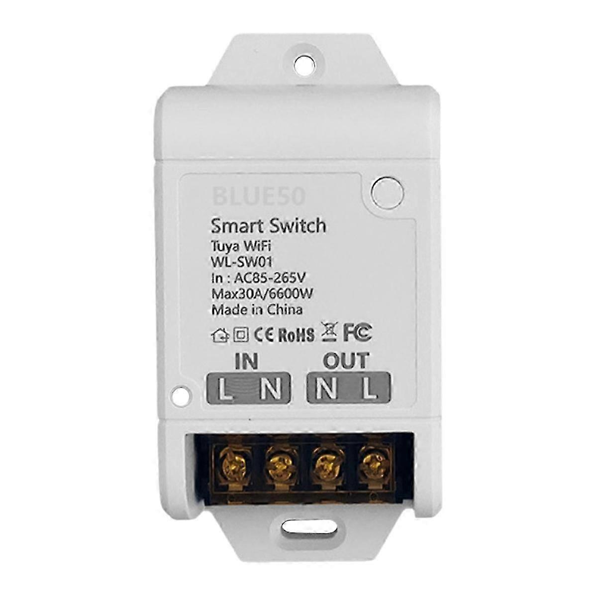 WIFI Smart Switch 30A High Power App Remote Home Automation Steckdose Stimme Lampen und Laternen Smart H