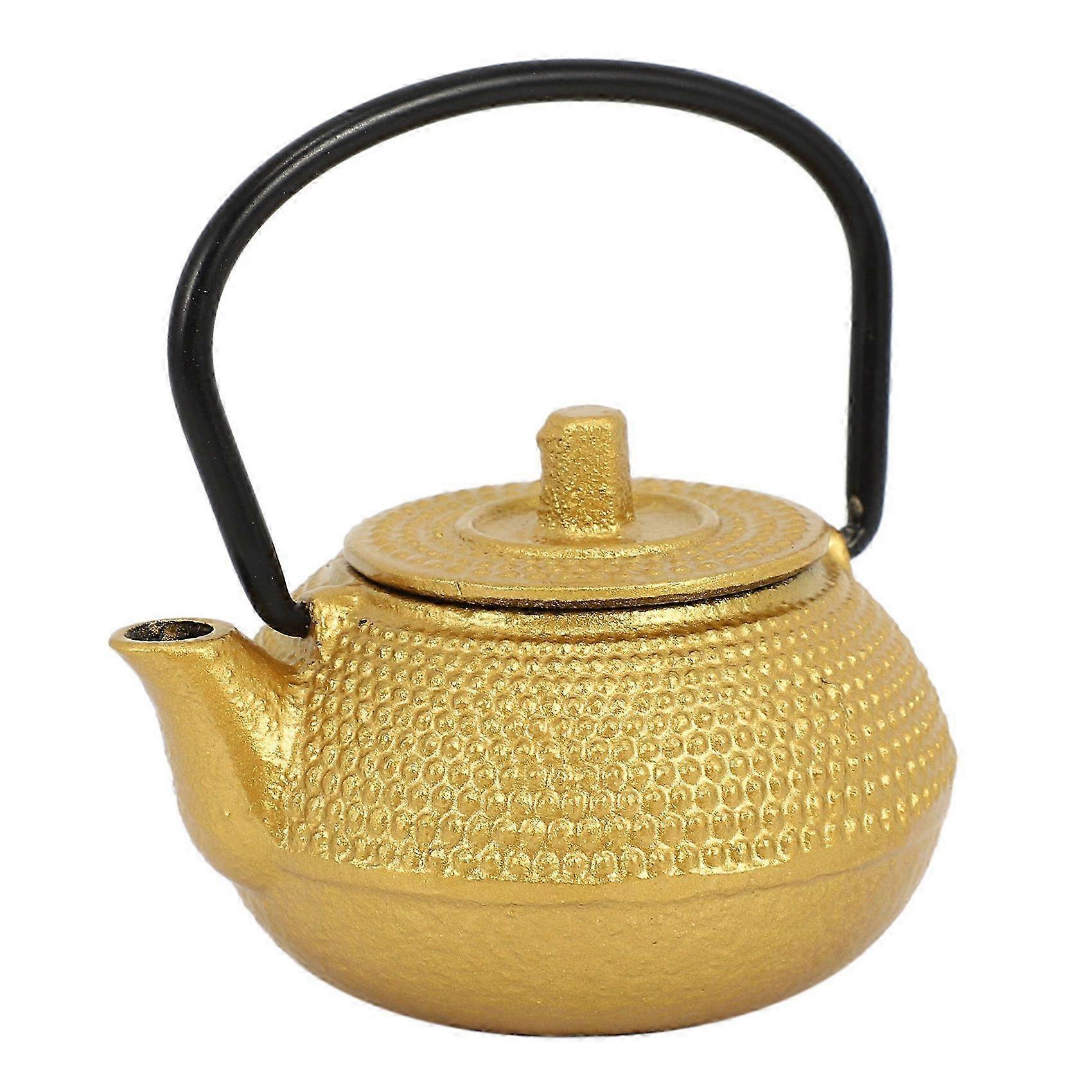 Mini Japanese Cast Iron Teapot Tetsubin 50ml Portable Tea Kettle for Travel