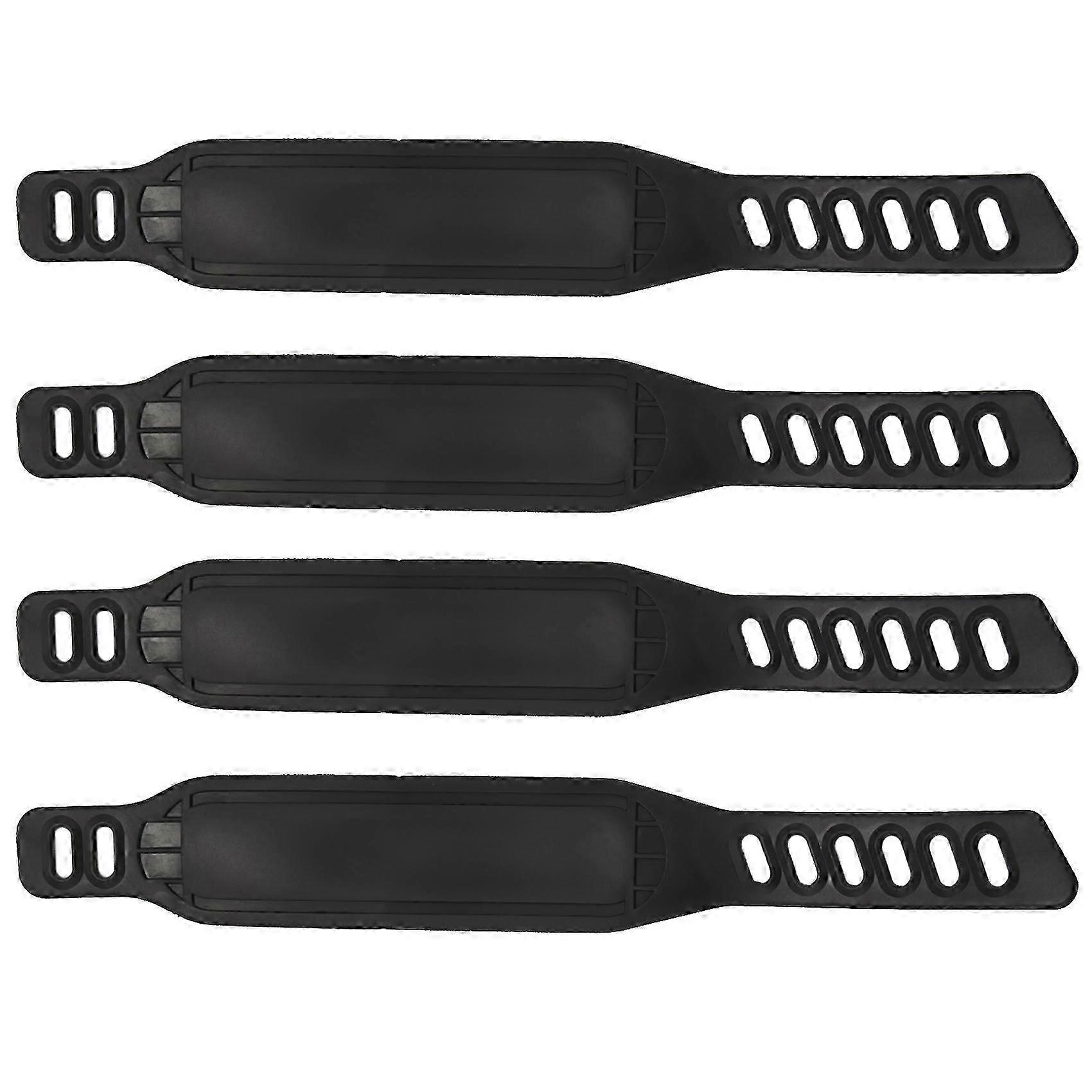 4 Pairs Exercise Bike Pedal Straps Widened Bicycle Pedal Straps suitable for Exercise Bike Stationary Cycle