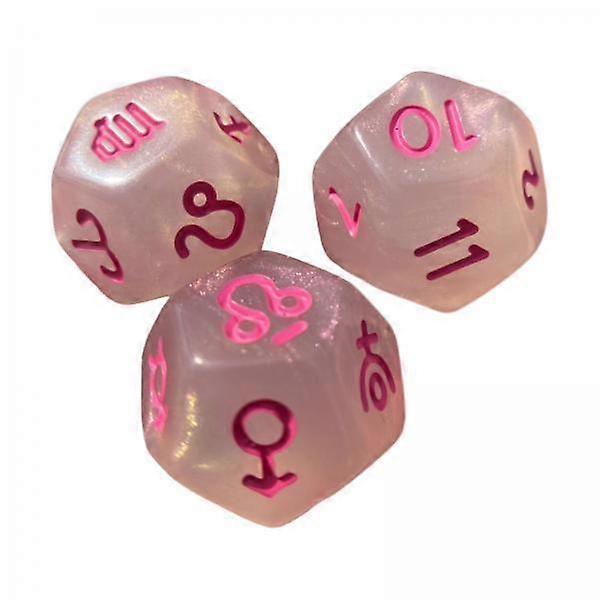 3x 3x 12 Sided Dice Multi Sided Game Dices Math Counting Teaching Aids