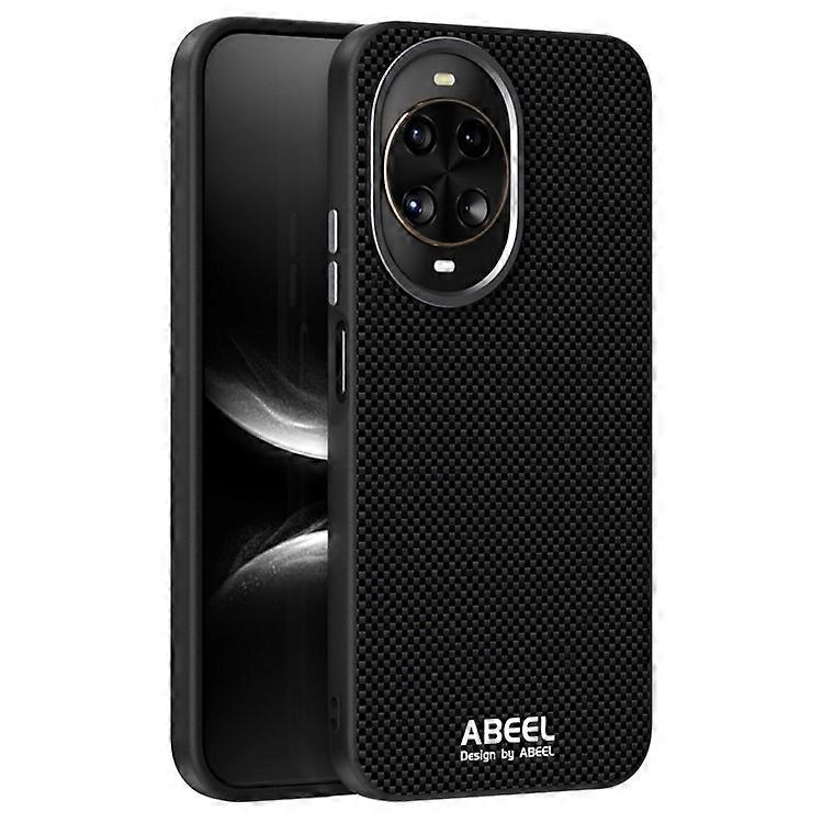 ABEEL متوافق مع حافظة Huawei nova 14 5G متوافقة مع MagSafe PC المطبوع TPU غطاء هاتف من سبائك الألومنيوم الجلدية