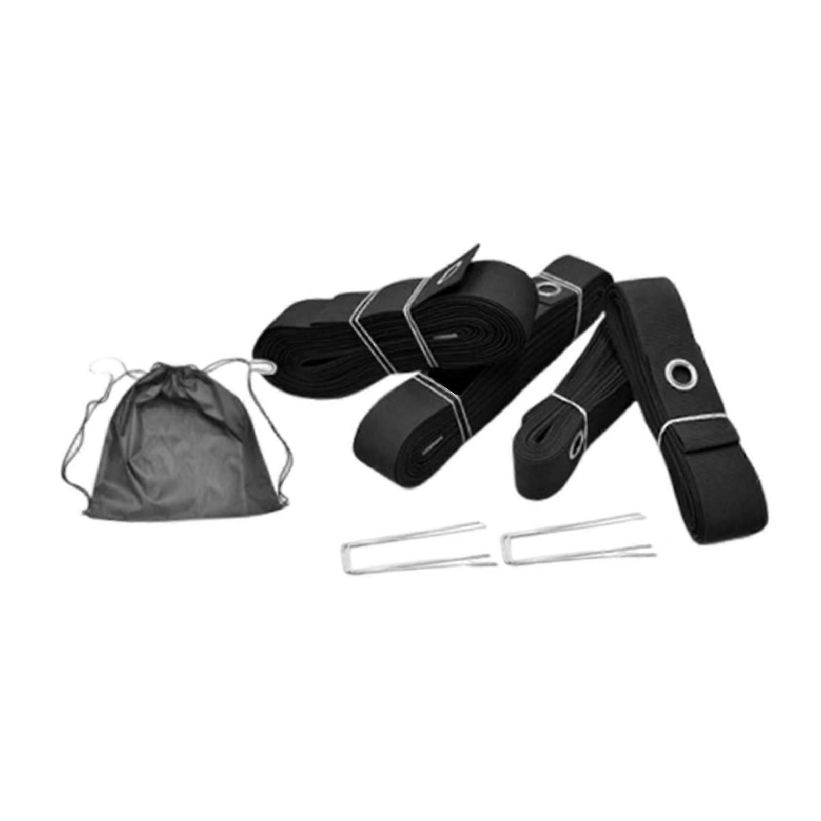 4 قطع خطوط الكرة الطائرة الشاطئية المهنية للرمل 26 قدم 52 قدم ممارسة عملية حبال ملعب الكرة الطائرة للفناء الخلفي للحديقة