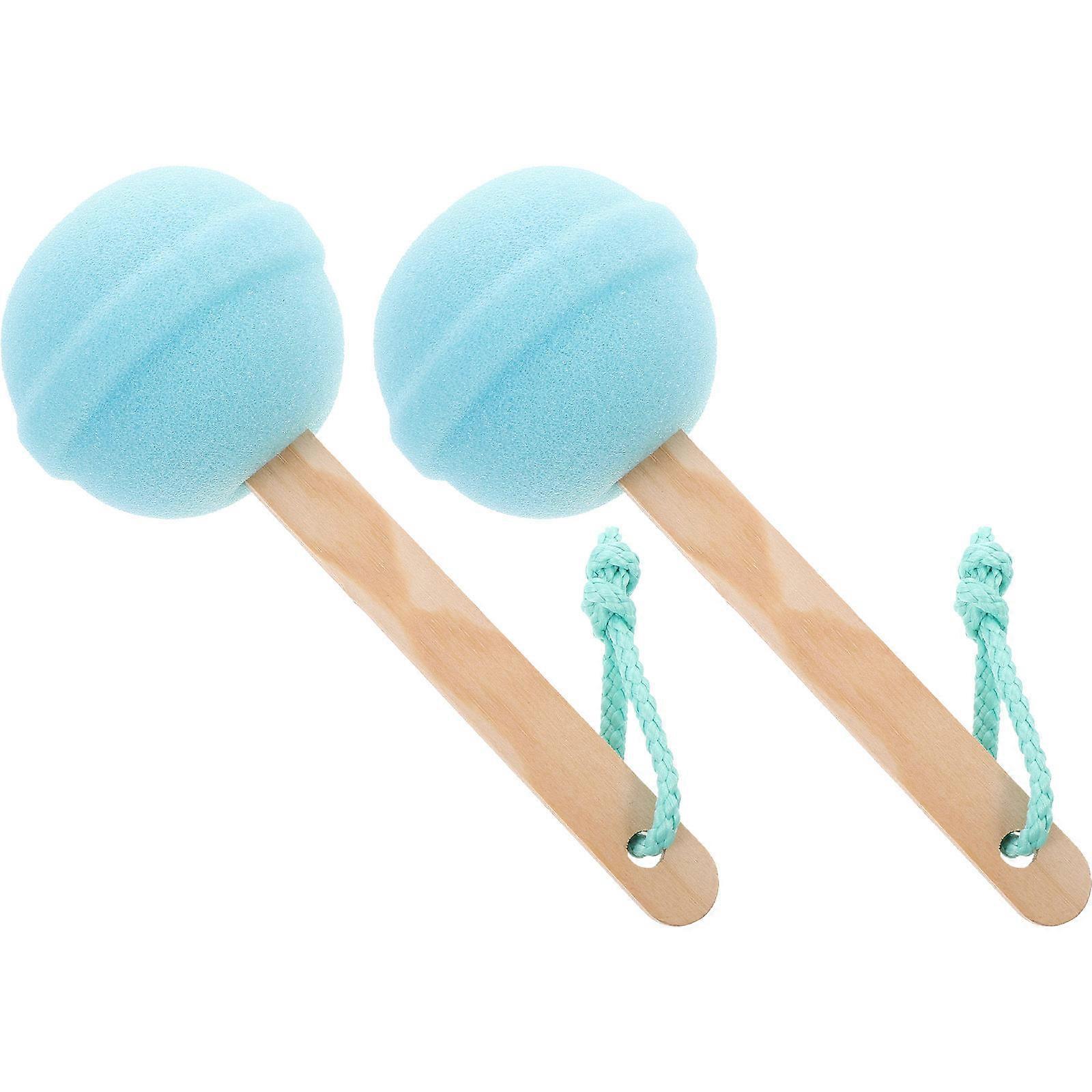Here's a refined and professional product description for your **2pcs Lollipop Shaped Bath Sponge Scrubber**:
### **2 Pack Lollipop Shaped Bath