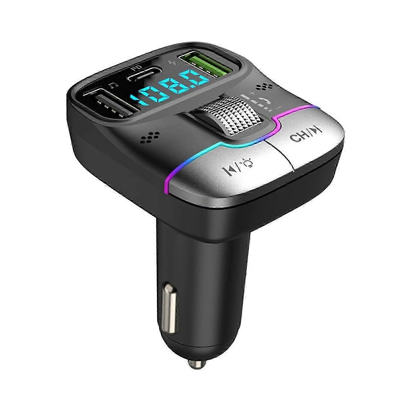 FM Transmitter Car MP3 Player PD25W Quick Charge Bluetooth 5.3 Speakerphone GZ01 2025