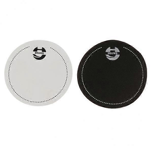 8x Set of 2 Drumhead Strengthen Impact Pad Patch for Drum Kit Practice