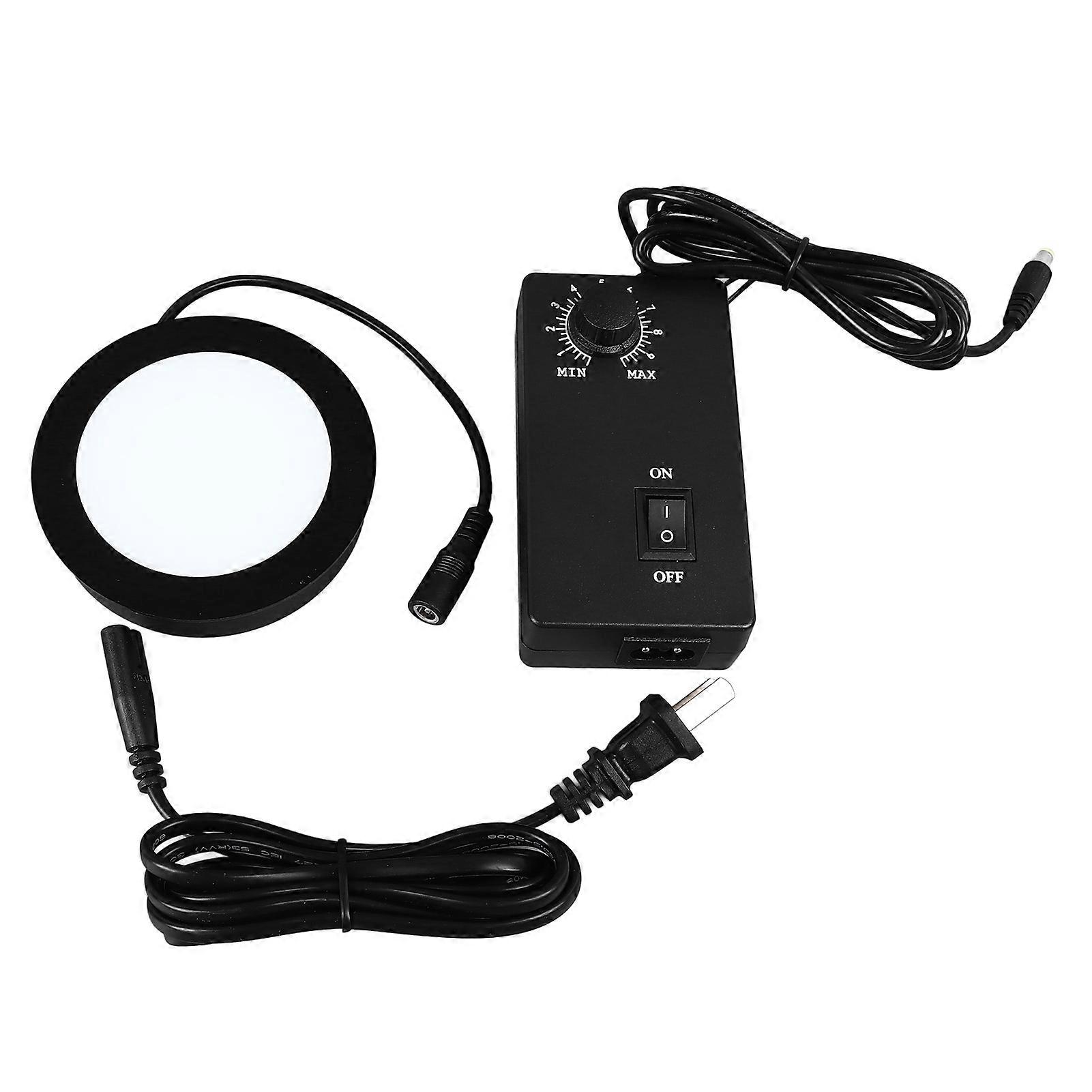Microscope Bottom Light LED Adjustable Illumination Round Light Source for Laboratory
