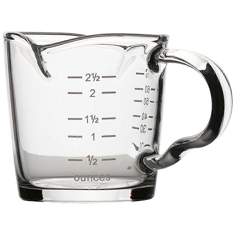 Here's a refined and professional product description for your **"1pc Resistant Two Mouth Espresso Measuring Cup"**:
### **1pc Heat Resistant Two